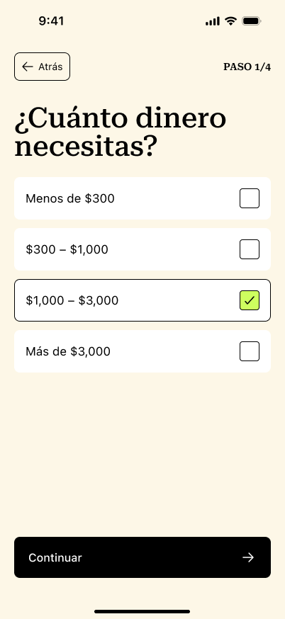 Responde unas preguntas rápidas